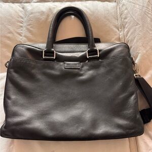 Cole Haan Dark Leather Briefcase